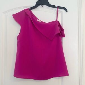 TCEC Fuchsia Off-Shoulder Blouse